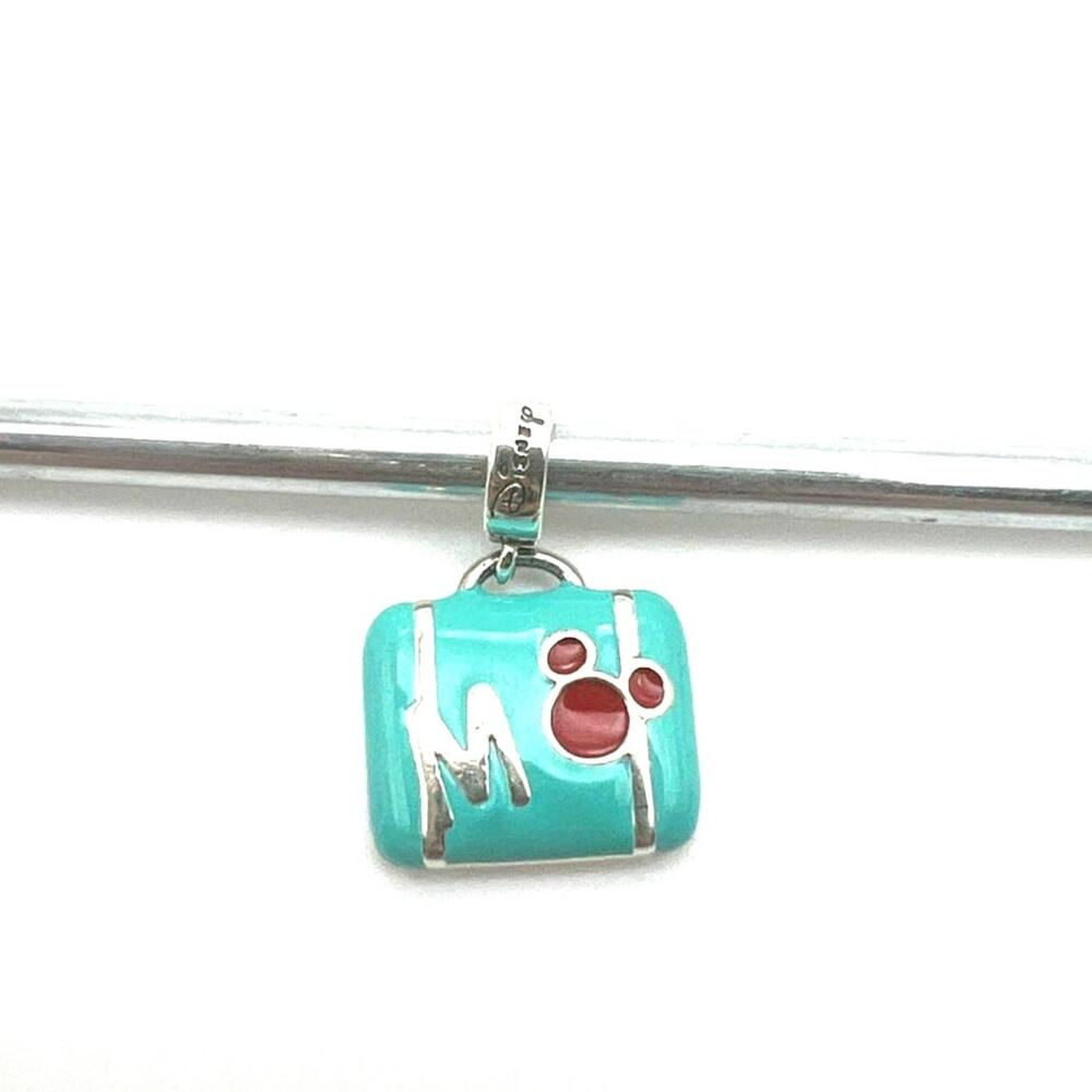 New Disney Mickey Ear Suitcase Charm for European Bracelet